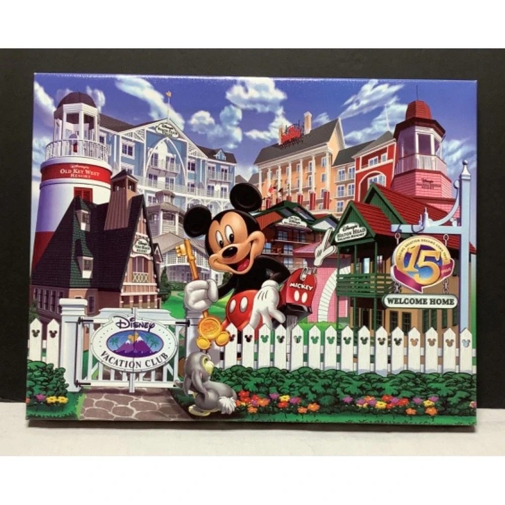 Disney Vacation Club 15th Anniversary Commemorative Giclee Print 14x11